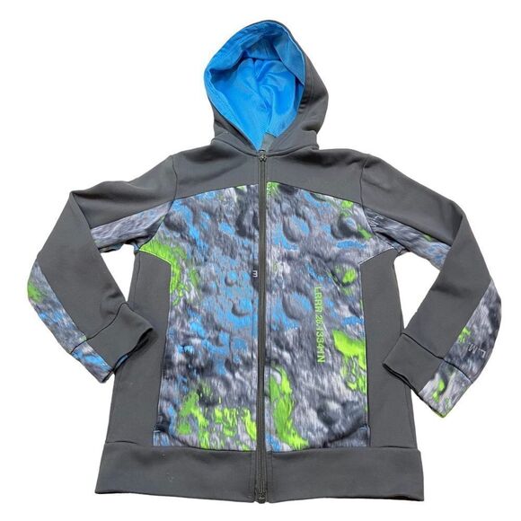 Boys‎ C9 Champion Fill Zip Lightweight Graphic Hooded Jacket Size Medium 8-10 - Picture 2 of 7